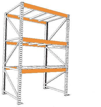 Rack 4&#039;x8&#039; 100&#034; x 48&#034; w 5 shelves for flat bed boards for sale