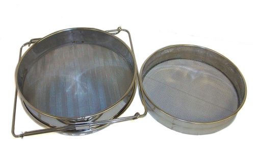 New honey strainer double sieve stainless steel beekeeping equipment vivo filter for sale