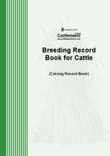 Pack of 10 Breeding Record Books for Cattle - Castlemaker B006