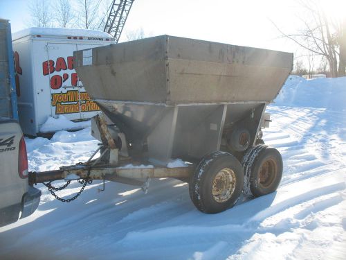 Ag spreader stainless steel fertilizer lime tandem axle double spinners 4 ton for sale