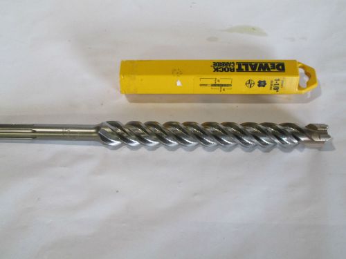 DeWalt DW5821 1-1/8&#034; x 10&#034; x 15&#034; 4-Cutter SDS Max Rotary Hammer Bit NEW