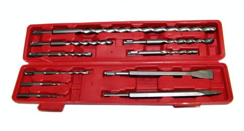10 pc drill bits sds plus concrete masonry rotary hammer tools   hoteche for sale