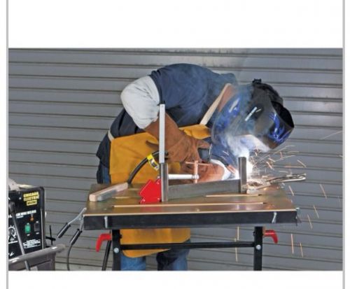 New! heavy duty adjustable steel surface welding table home shop insert clamps for sale