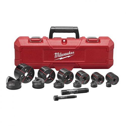 New milwaukee tool 49-16-2693 exact 1/2&#034; - 2&#034; 14pc electrical knockout set case for sale