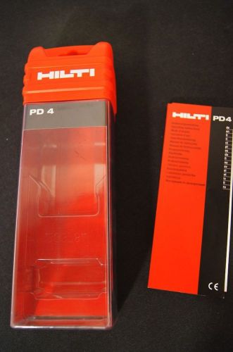 Empty Storage Case &amp; Manual for Hilti PD 4 Laser Range Finder LOSE YOURS???