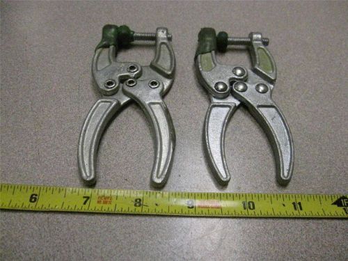 2 pc small aircraft squeeze clamp pliers  carr lane aircraft tools for sale