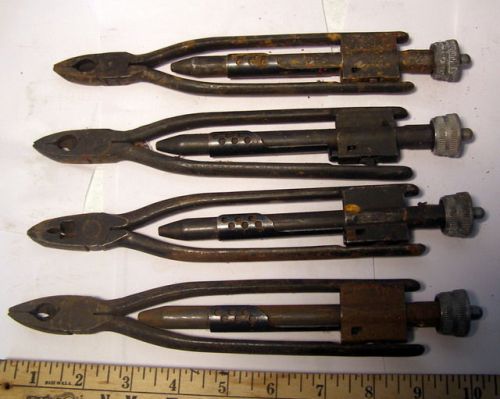 ** lot #3 -- set of four (4) - usa made - safety twister pliers for sale