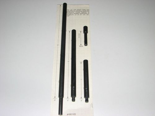1/4&#034; x 28 threaded drill extension set- aircraft, aviation tools for sale