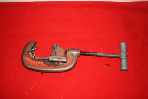 RIDGID HEAVY DUTY PIPE CUTTER 42  1/2TO2INCH NICE USEABLE CONDITION