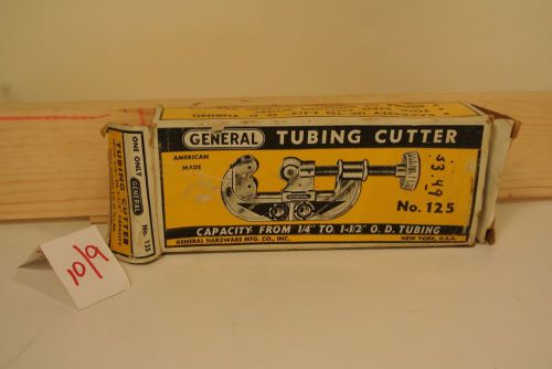 Vintage General #125 Pipe Tubing Cutter