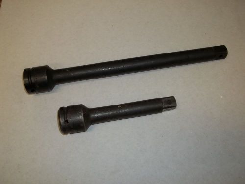 WILLIAMS TOOLS 2PC IMPACT EXTENSIONS 3/4&#034; DRIVE LARGE SOCKET 6-113 6-107 13&#034; 7&#034;