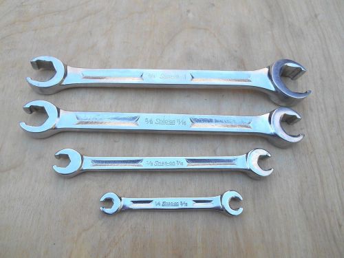 SNAP ON RXH FLARE NUT WRENCHES , LOT OF 4