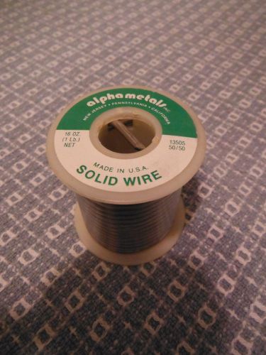 Aphametals General Purpose 1 lb  Spool 50/50 Solid Wire Solder-Roll .125