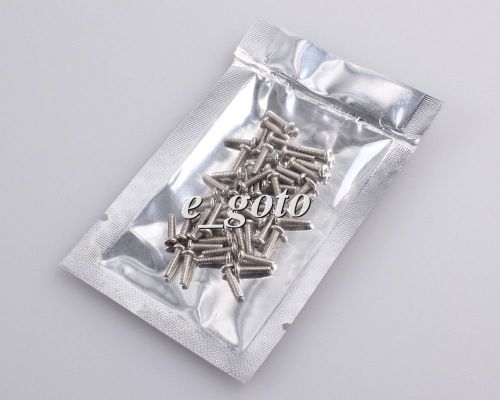 50pcs m2*8 bolts screw spike round head screw ?2mm length 8mm for sale
