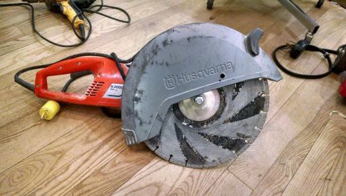 Husqvarna k3000 wet  14&#034; electric concrete  cut off saw with $250 diamond blade for sale