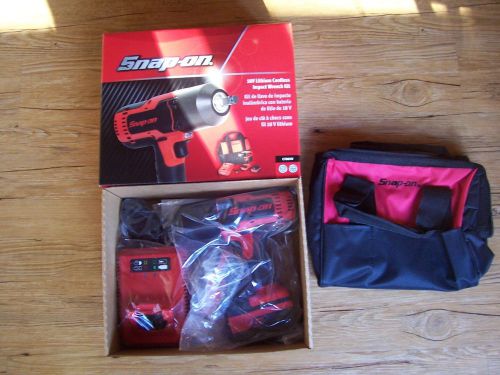 Brand New 2014 Model Snap On 1/2 Drive Cordless Impact Wrench Set