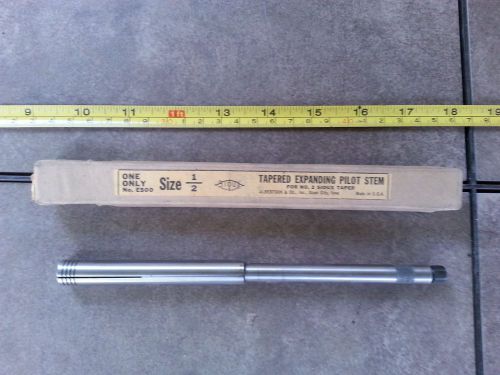 Sioux Tapered Expanding Pilot Stem  Size 1/2&#034;  Model No. E500 Fits No. 2 Taper