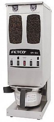 Fetco gr-2.2 g02012 portion control dual 5 lb hopper coffee grinder for sale