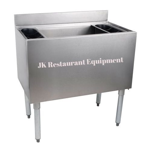 New commercial 15&#034; deep stainless steel insulated underbar ice bin 18&#034;x24&#034;x30&#034; for sale