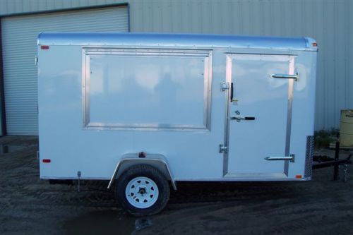 2014 new  6 x 12 new concession, catering, vending, bbq trailer for sale