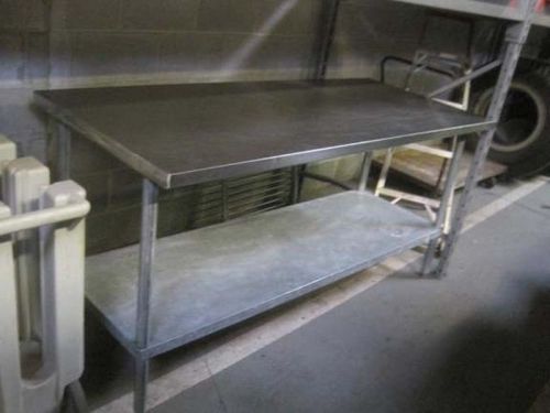 6 Ft. Stainless Steel Work Table with Galvanized Undershelf