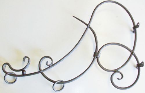 Large,Wrought Iron Scroll Sign Bracket,Hand Forged by  Blacksmiths in the U.S.A.
