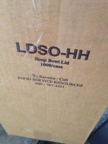(Box of 1,000) Disposable, High Temperature Lid # LDSO-HH (NEW)