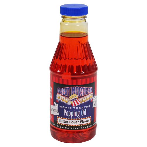Great northern popcorn premium butter flavored popcorn popping oil, pint for sale
