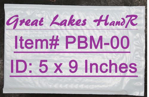 30 + 1 (31) pbm-00 5 x 9 inch self-sealing poly bubble padded envelope mailers for sale