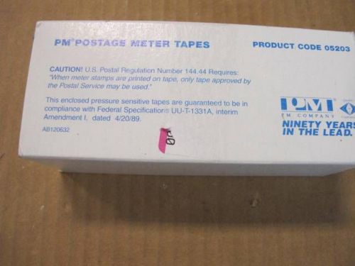 Pm company 05203 postage meter(300)self-adhesive single tape strips for neopost for sale