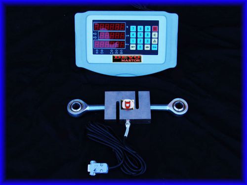 USA 5000 lb Load Cell Crane Scale &amp; Digital Indicator Devomastor DM-3488L 5,000