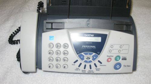 BROTHER 575 PERSONAL FAX MACHINE
