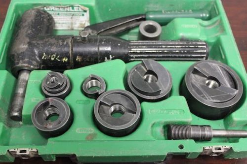 Greenlee 7906SB Quick Draw 90 Hydraulic Punch Driver and Kit with Conduit Sized