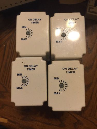 Mpe Inc On Delay Timer Lot Of 4