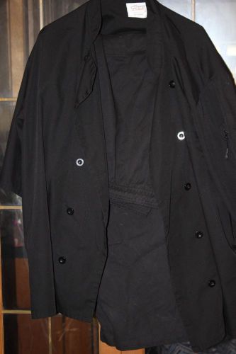 Big Men&#039;s Black Chef Uniform- New in Packaging
