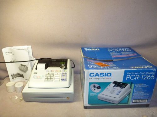 CASIO PCR 1265 CASH REGISTER RETAIL BUSINESS