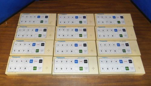 Lot of 12: Panasonic Monitor Control Switch Model # JS-750MK for POS system.