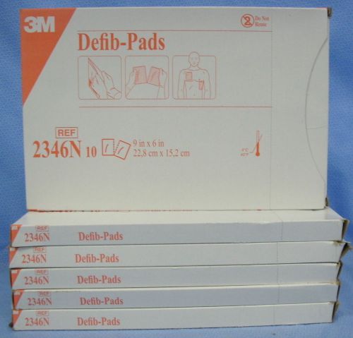 6 Boxes/10ea 3M Defib-Pads #2346N