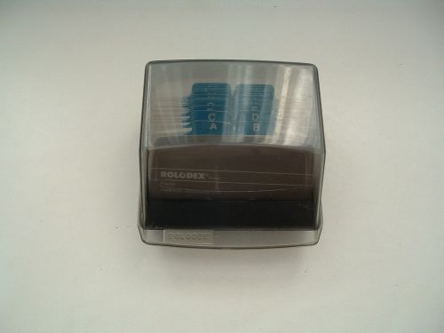 Vintage Rolodex S300C Petite Covered Address Telephone  Card File made in USA