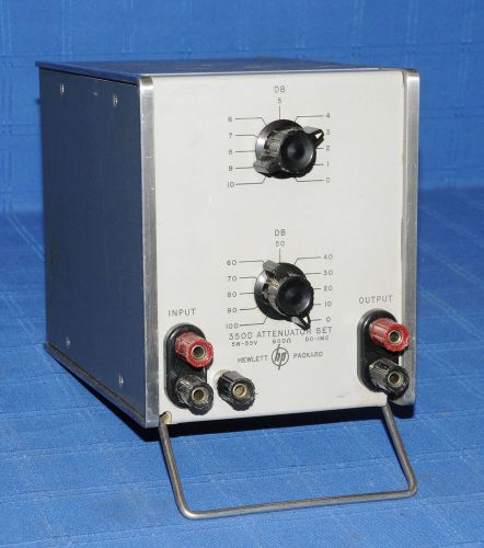 Hewlett packard 350d 600 ohm attenuator dc-1 mhz 55 volt for sale