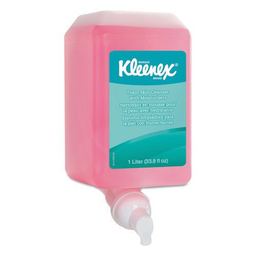 Kleenex kimberly clark case 6 bottles moisturizing hand soap 1 liter 33.8 fl oz for sale