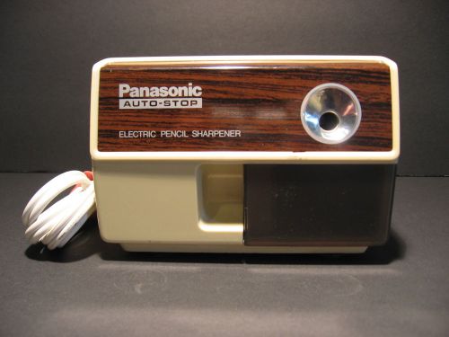 Vintage Panasonic Auto-Stop Electric Pencil Sharpener, KP-110, Tested Works