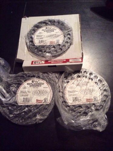 Lot Of 3, Sioux Chief, 6 1/4&#034; Cast Iron Strainers 846-S7Pk