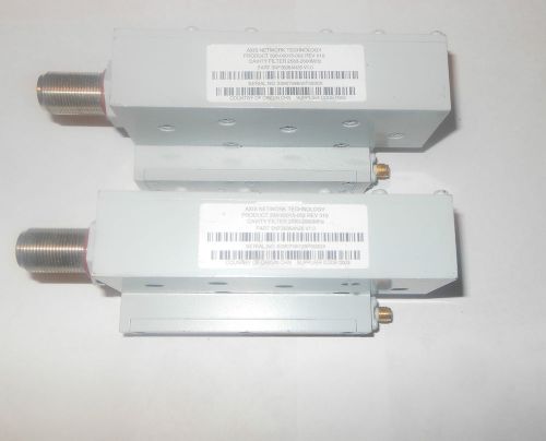 Qty 2  RF Cavity Filters 2.5GHz  Axis Networkd Type N to SMA