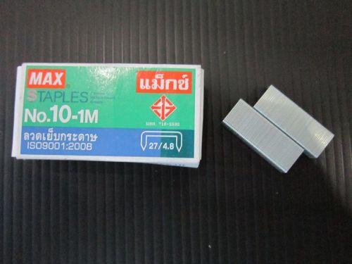 New Max Staples No.10-1M 5mm Mini 1000 Staples for Office &amp; Home Stapler