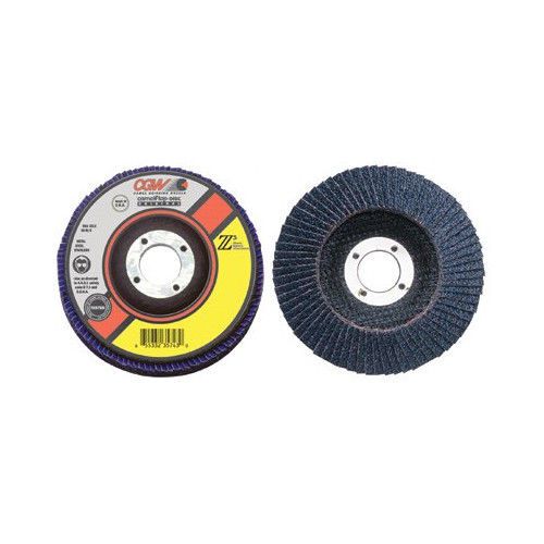 Flap Discs, Z3 -100% Zirconia, Regular - 4&#034;x5/8&#034; t27 z3 reg 40 grit flap disc