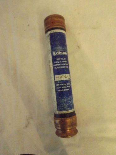New edison time delay dual element glass rk5 fuse fcsr50  600 vac 50 amp for sale