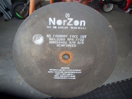 Norzon NZ Foundry Free Cut 7/32 5/11 RS max 2260 RPM