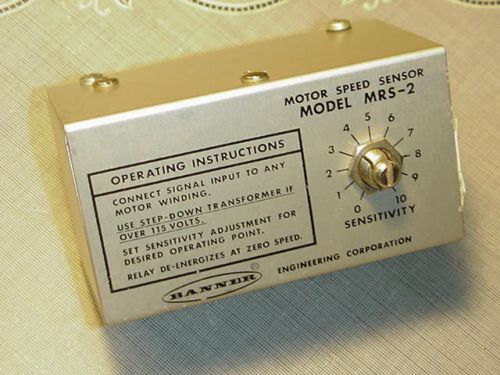 Banner Motor Speed Sensor Model MRS-2 Logic Module
