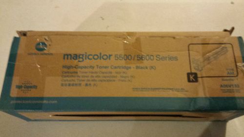 High Cap GENUINE KONICA MINOLTA MagiColor 5500 Series Black TONER A06V133